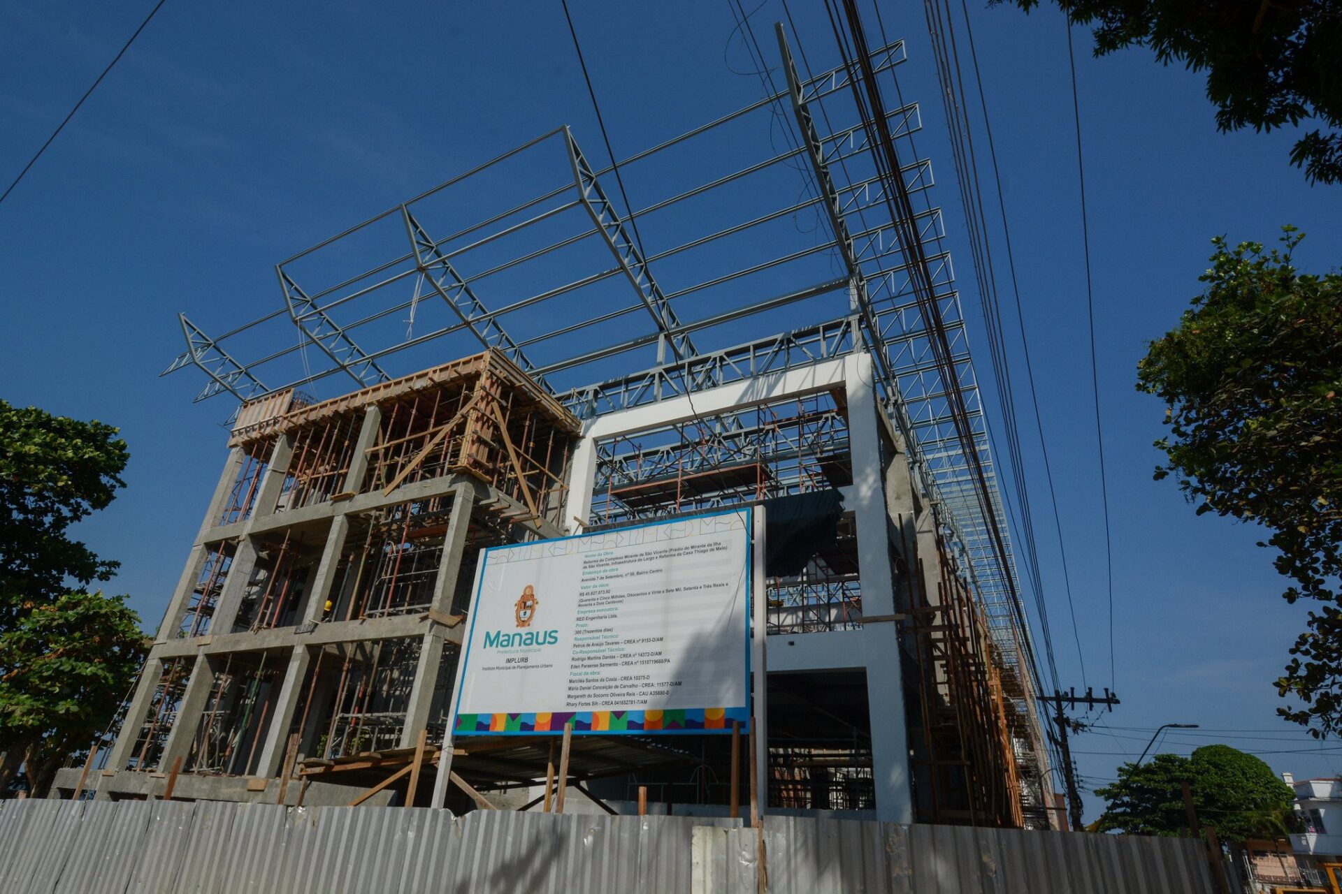 Obras do ‘Nosso Centro’ da prefeitura não vão parar durante a programação do ‘#SouManaus 2023’